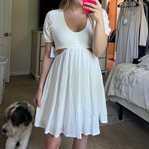 White sun dress